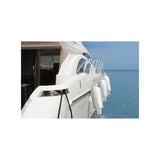 Seachoice Twin Eye Ribbed Boat Fender, White, 8-1/2 In. X 27 In. - DE79271S - official Seachoice product image 2