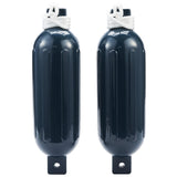 Seachoice 79253 Twin Eye Ribbed Fender Kit (Includes 2 5.5" x 20" Blue Fenders and 2 Matching 3/8 x 5' Fender Lines) - DE77202S - official Seachoice product image 9