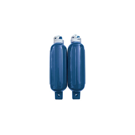 Seachoice 79253 Twin Eye Ribbed Fender Kit (Includes 2 5.5" x 20" Blue Fenders and 2 Matching 3/8 x 5' Fender Lines) - DE77202S - official Seachoice product image 3