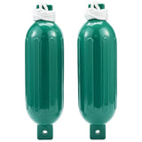 Seachoice 79257 Twin Eye Ribbed Fender Kit (Includes 2 5.5" x 20" Green Fenders and 2 Matching 3/8 x 5' Fender Lines) - DE77208S - official Seachoice product image 7