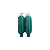 Seachoice 79257 Twin Eye Ribbed Fender Kit (Includes 2 5.5" x 20" Green Fenders and 2 Matching 3/8 x 5' Fender Lines) - DE77208S - official Seachoice product image 3