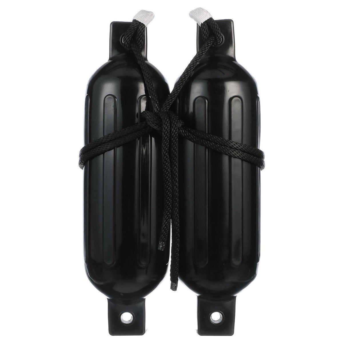 Seachoice Twin Eye Ribbed Fender Kit, Includes a Pair of MFP Fender Lines, Black, 5-1/2 in. X 20 in. - DE77206S - official Seachoice product image 4