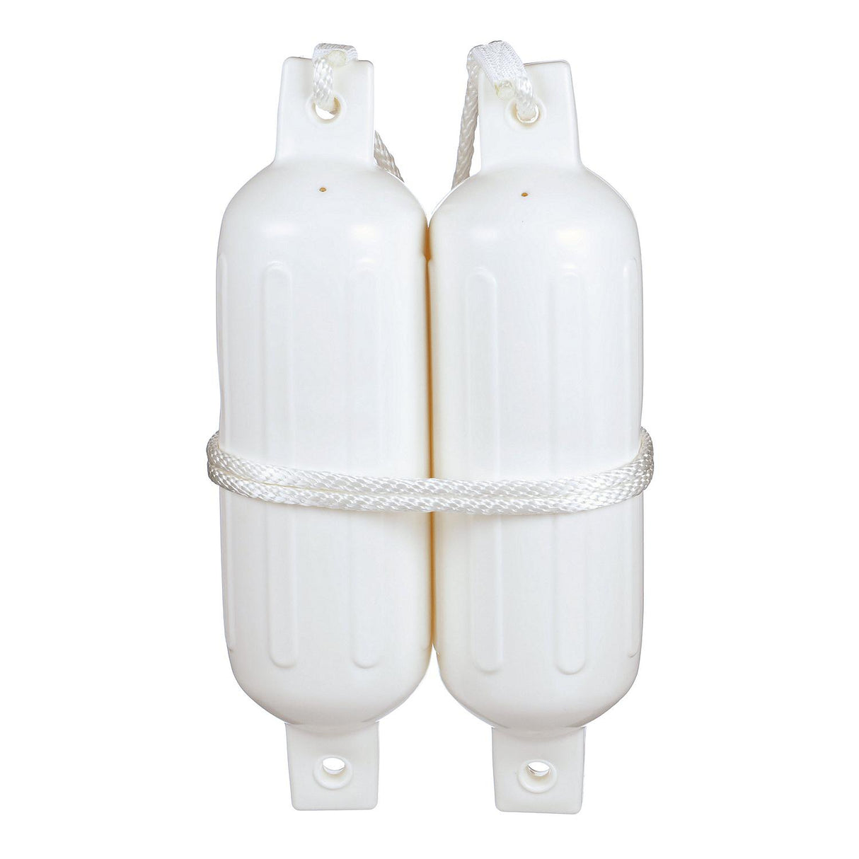 Seachoice Twin Eye Ribbed Fender Kit, Includes a Pair of MFP Fender Lines, White, 6-1/2 In. X 23 In. - DE77231S - official Seachoice product image 4