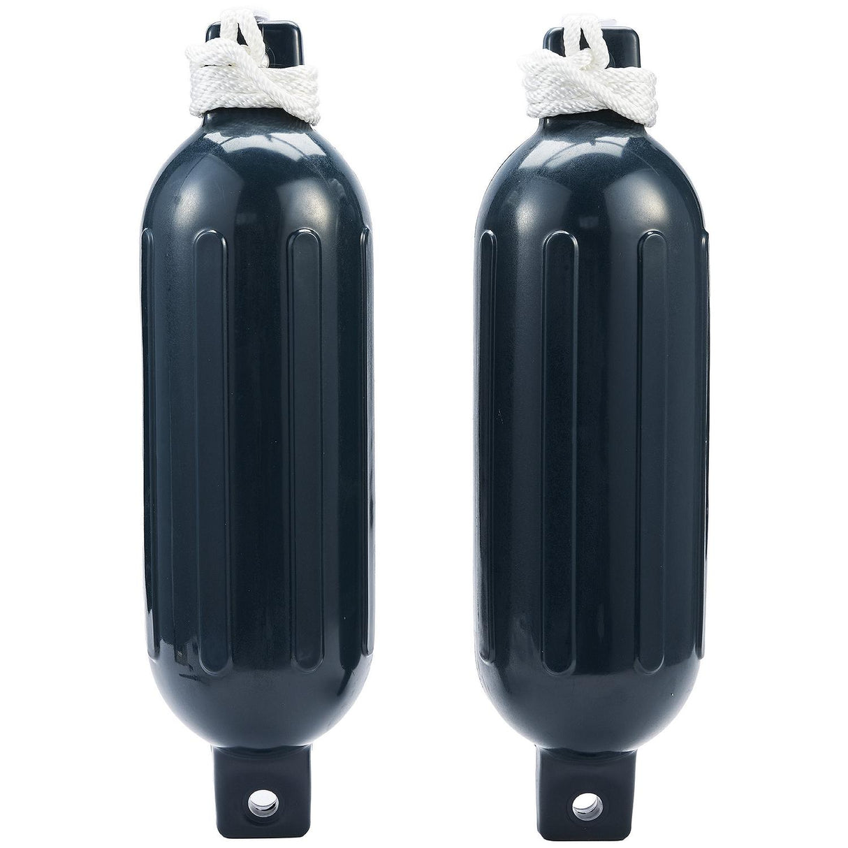 Seachoice 79273 Twin Eye Ribbed Fender Kit (Includes 2 6.5" x 23" Blue Fenders and 2 Matching 3/8 x 5' Fender Lines) - DE77232S - official Seachoice product image 7