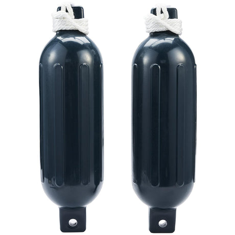 Seachoice 79273 Twin Eye Ribbed Fender Kit (Includes 2 6.5" x 23" Blue Fenders and 2 Matching 3/8 x 5' Fender Lines) - DE77232S - official Seachoice product image 7