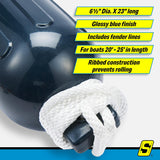 Seachoice 79273 Twin Eye Ribbed Fender Kit (Includes 2 6.5" x 23" Blue Fenders and 2 Matching 3/8 x 5' Fender Lines) - DE77232S - official Seachoice product image 5