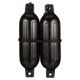 Seachoice Twin Eye Ribbed Fender Kit, Includes a Pair of MFP Fender Lines, Black, 6-1/2 In. X 23 In. - DE77236S - official Seachoice product image 4