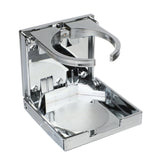 Seachoice Folding and Adjustable Drink Holder, Chrome Plated - 79411 - official Seachoice product image 3