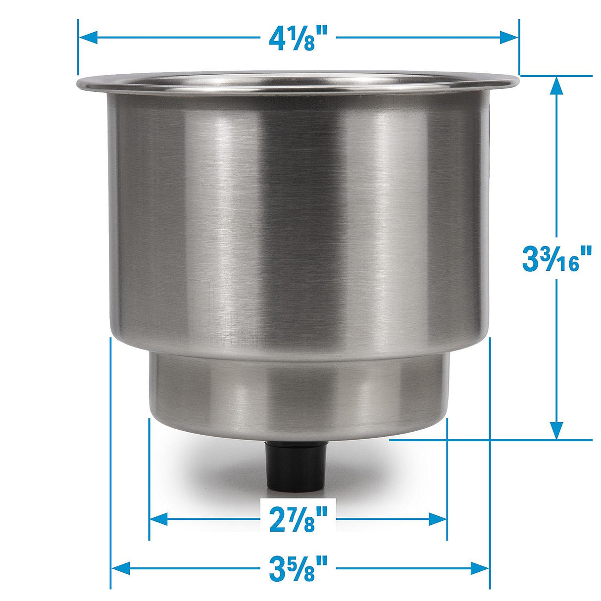 Seachoice 769420 Stainless-Steel Drink Holder With 5/8" Drain - 79420 - official Seachoice product image 4