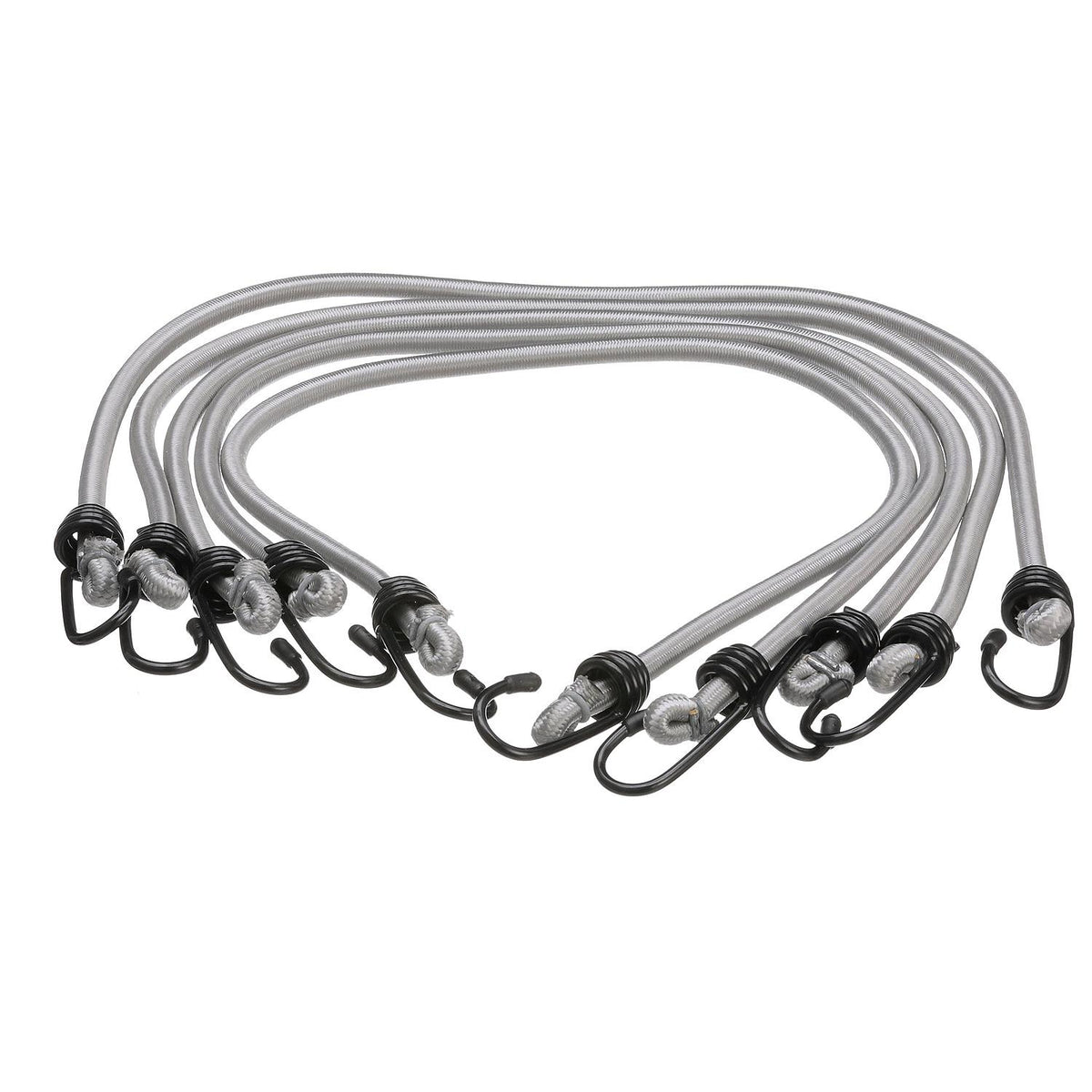Seachoice Elastic Shock Bungee Cords, 3/4 in. Hooks, 30 in. Long, Pack of 5 - 50-79571 - image 4
