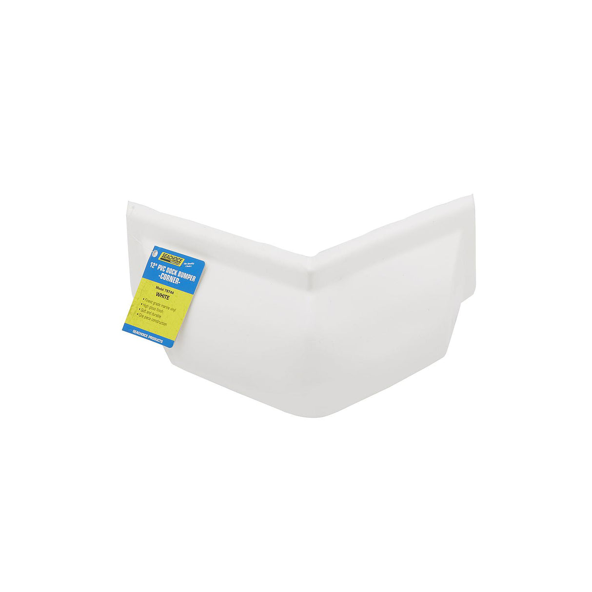 Seachoice 12 In. PVC Dock Bumper Corner, White - DE73103S - official Seachoice product image 4