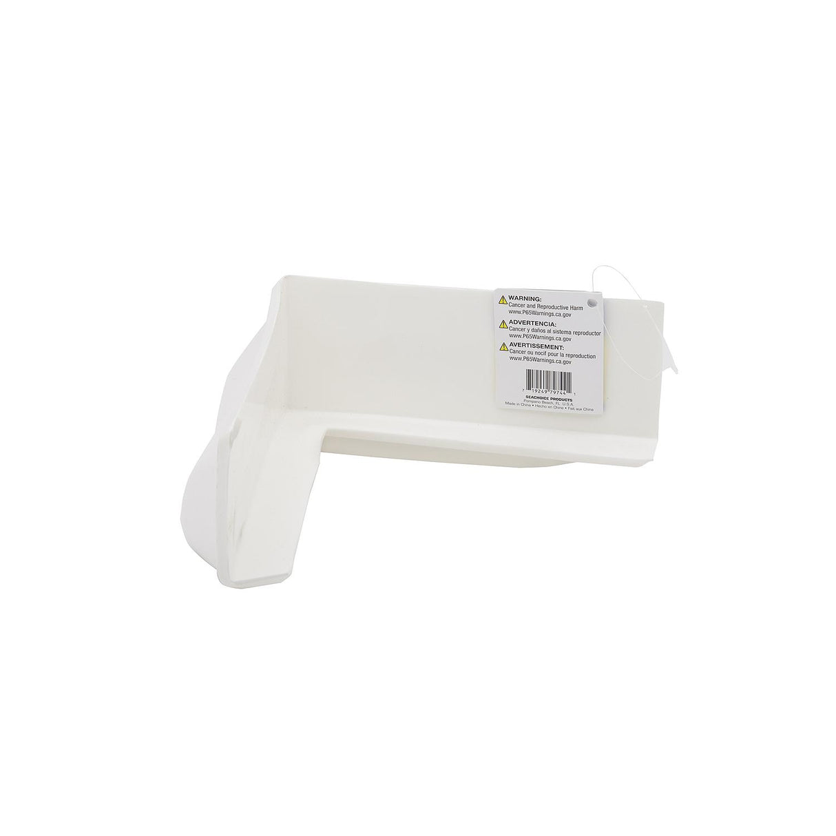Seachoice 12 In. PVC Dock Bumper Corner, White - DE73103S