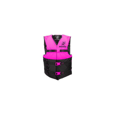 Seachoice 85160 General Purpose Life Vest - Level 70, Adult XL, Pink - 6001-ADULT XL-PNK - image 4