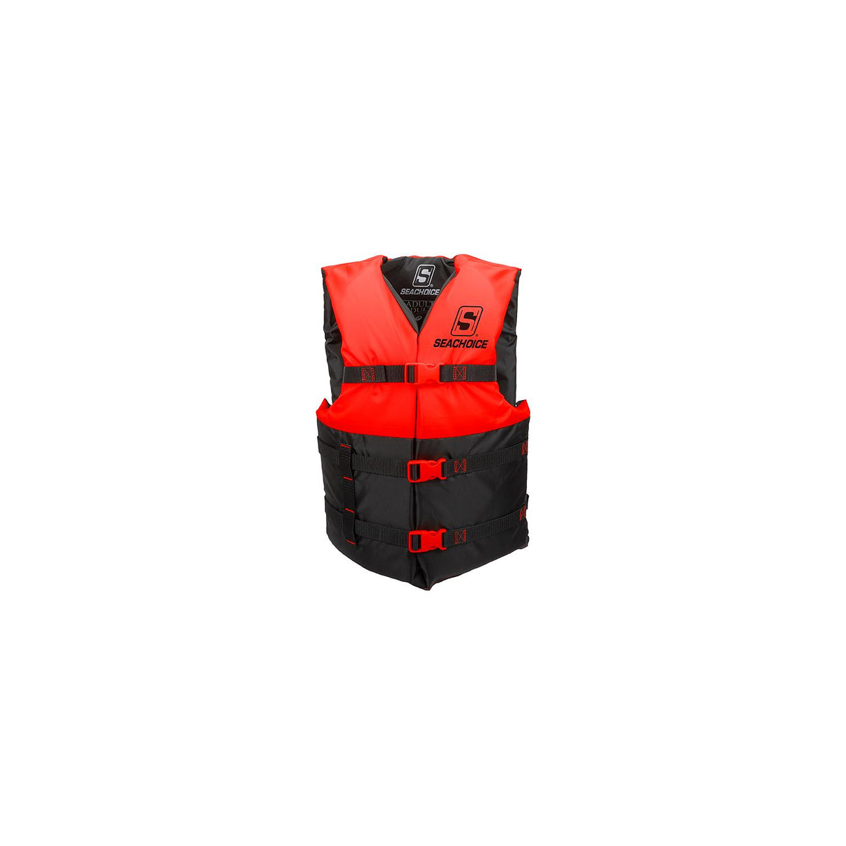 Seachoice 85169 General Purpose Life Vest - Level 70, Adult L, Red - 6001-ADULT L-RED - image 2