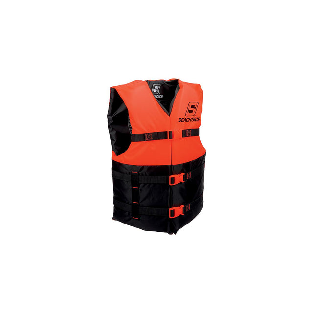 Seachoice 85169 General Purpose Life Vest - Level 70, Adult L, Red - 6001-ADULT L-RED - image 1