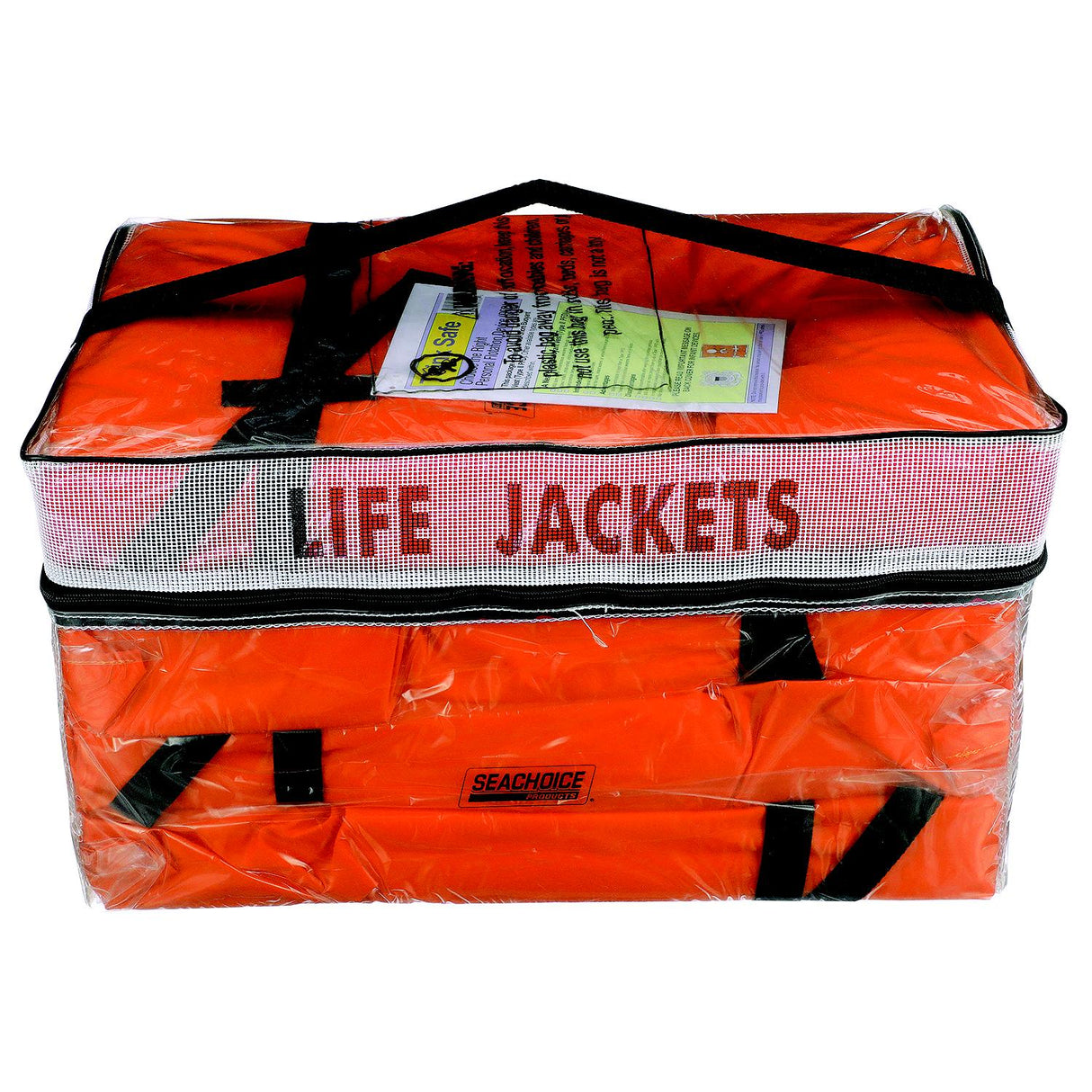Seachoice Life Vest, Type II Personal Flotation Device, Orange, Adult, 4-Pack w/ Bag - EPE1110AK1AUPK40-85510 - official Seachoice product image 5