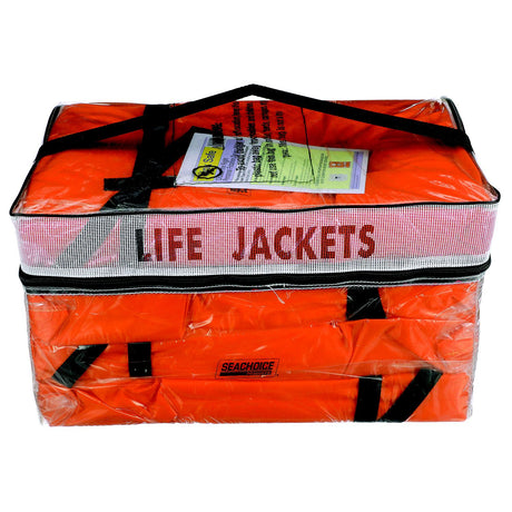 Seachoice Life Vest, Type II Personal Flotation Device, Orange, Adult, 4-Pack w/ Bag - EPE1110AK1AUPK40-85510 - official Seachoice product image 5