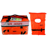 Seachoice Life Vest, Type II Personal Flotation Device, Orange, Adult, 4-Pack w/ Bag - EPE1110AK1AUPK40-85510 - official Seachoice product image 6