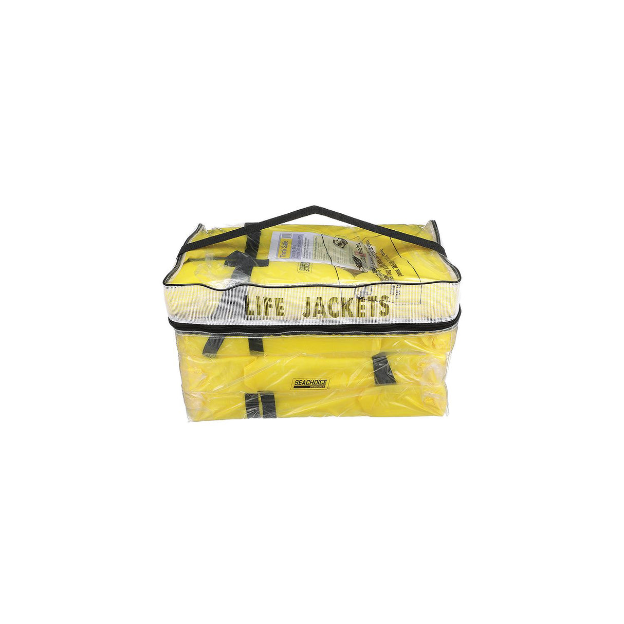 Seachoice Life Vest, Type II Personal Flotation Device, Yellow, Adult, 4-Pack w/ Bag - EPE1110AK1AUPK4Y-86010 - official Seachoice product image 5