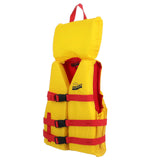 Seachoice 86120 Type II Deluxe Adjustable Boat Vest w/ Grab Handle, Bright Yellow and Red, Youth, 50-90 Lbs. - 86120 - official Seachoice product image 2