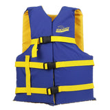 Seachoice Level 70 Life Jacket, Adjustable Boat Vest, Blue/Yellow, Universal Adult, Over 90 Lbs. - 86220 - official Seachoice product image 2