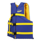 Seachoice Level 70 Life Jacket, Adjustable Boat Vest, Blue/Yellow, Universal Adult, Over 90 Lbs. - 86220 - official Seachoice product image 3