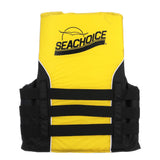 Seachoice 86410 Level 70 Life Jacket, Deluxe Adjustable 4-Belt Ski Vest, Yellow and Black, Size S/M: 32-40 in. Chest - 86410 - official Seachoice product image 2