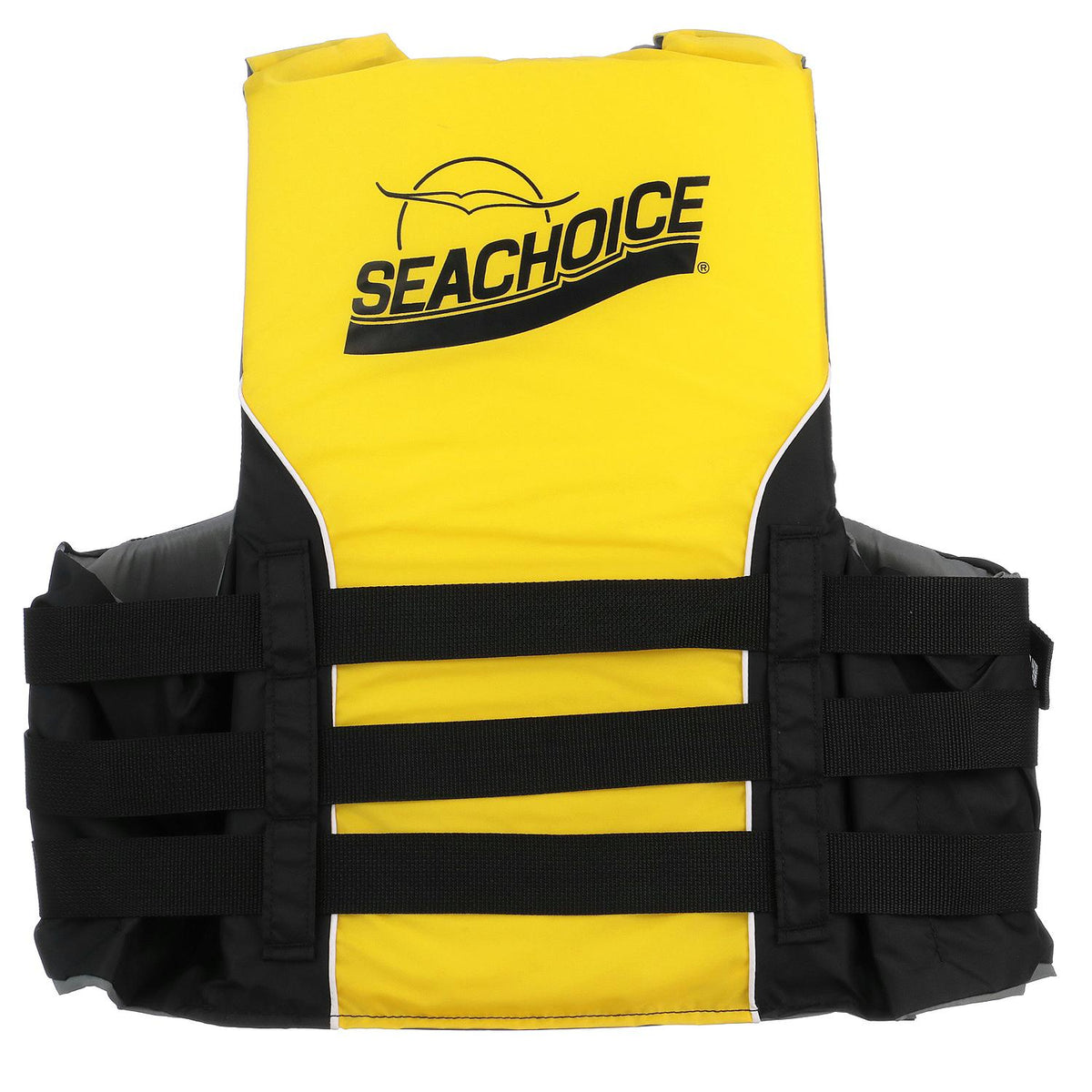 Seachoice 86420 Level 70 Life Jacket, Deluxe Adjustable 4-Belt Ski Vest, Yellow and Black, Size L/XL, 40-52 in. Chest - 50-86420 - official Seachoice product image 5
