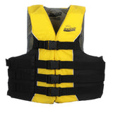Seachoice 86420 Level 70 Life Jacket, Deluxe Adjustable 4-Belt Ski Vest, Yellow and Black, Size L/XL, 40-52 in. Chest - 50-86420 - official Seachoice product image 4