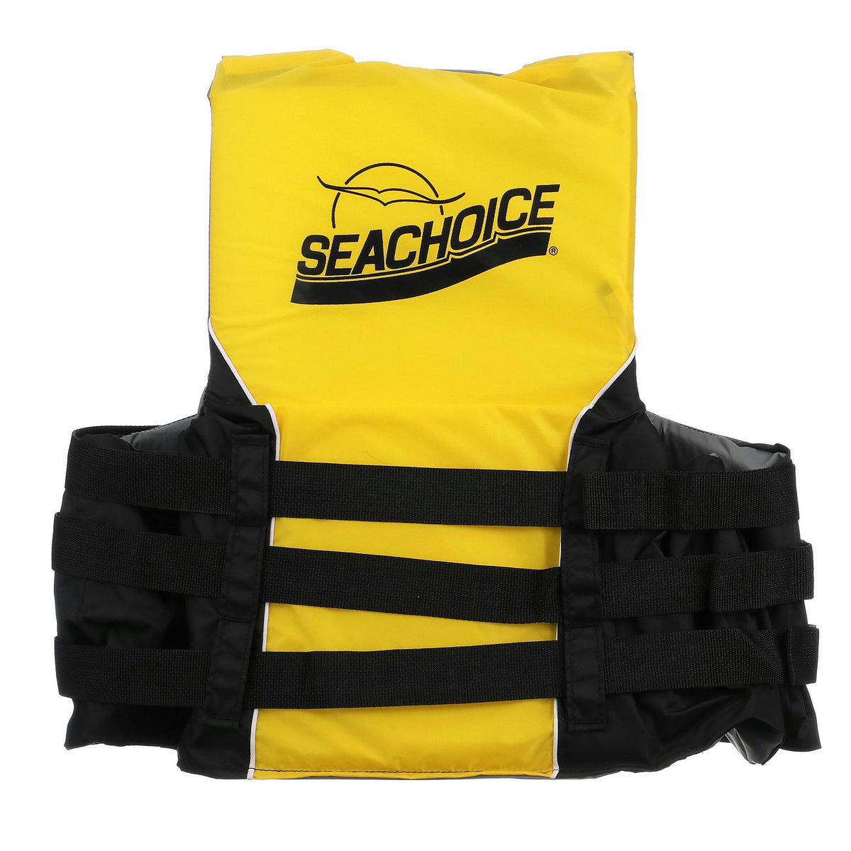 Seachoice 86430 Level 70 Life Jacket, Deluxe Adjustable 4-Belt Ski Vest, Yellow and Black, Size XXL/XXXL, 50-60 in. Chest - 50-86430 - official Seachoice product image 4
