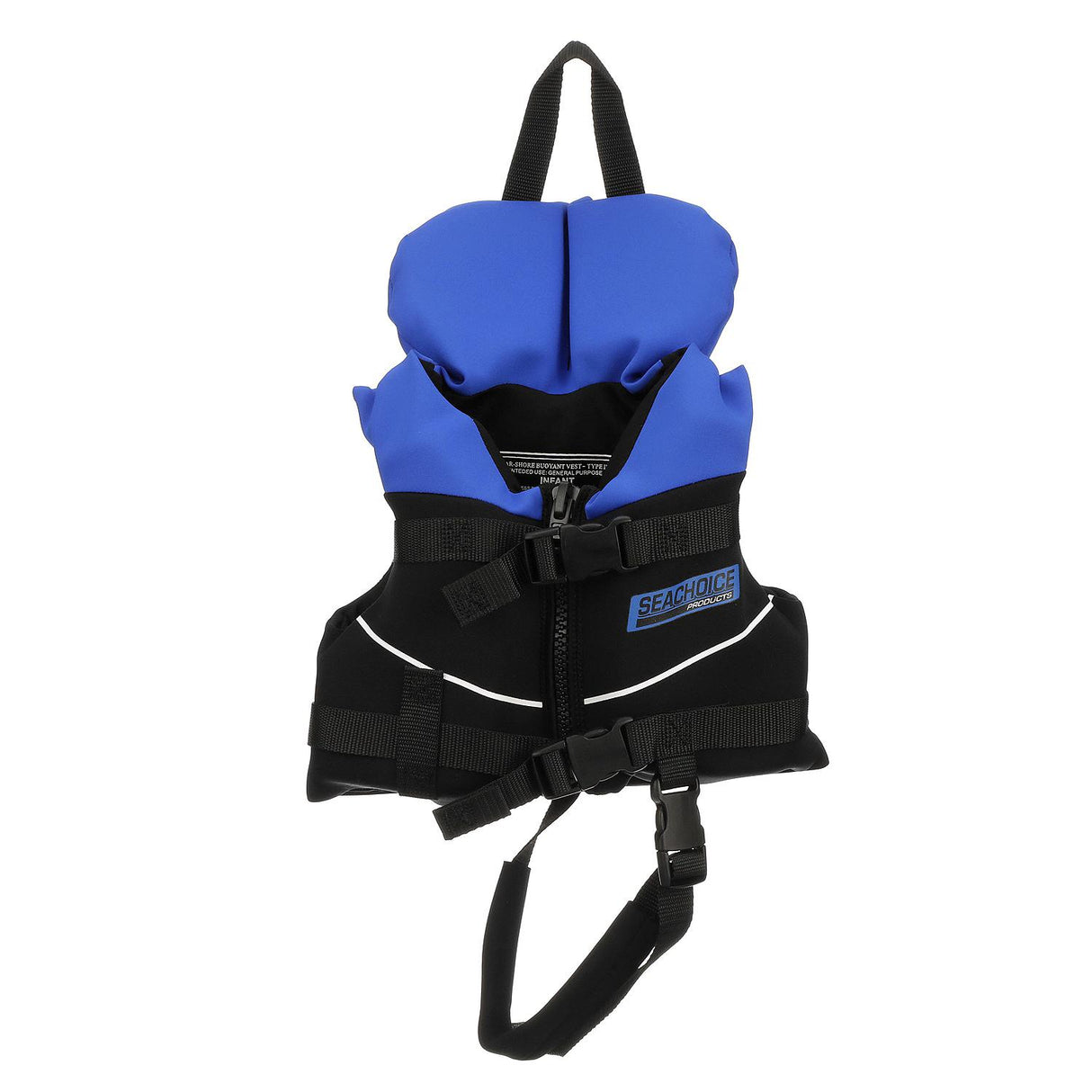 Seachoice Neoprene Multi-Sport Vest, Blue/Black, Infant Size Up to 30 Lbs., Coast Guard Type II - 86580 - official Seachoice product image 6