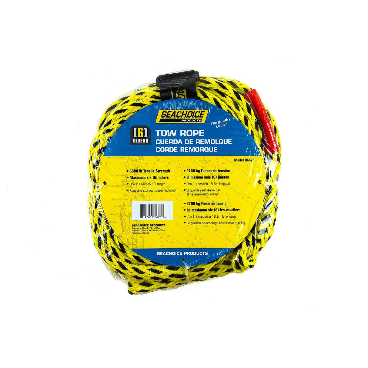 Seachoice Heavy Duty Tow Rope, 6,000 Lb. Tensile Strength, 60 Ft. - 86671 - official Seachoice product image 3