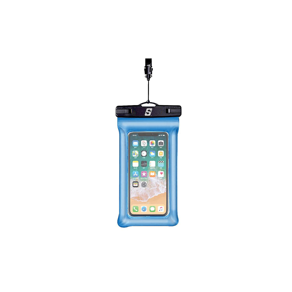 Seachoice 86851 Waterproof Floating Phone Holder Blue, 4" x 8" - 86851