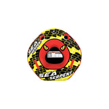 Seachoice 86901 Sea Serpent Towable Tube, Open Top Boat Tube w/ Reinforced Towing System, 1 Person, 50 In. X 48 In. - 50-86901 - official Seachoice product image 2