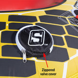 Seachoice 86901 Sea Serpent Towable Tube, Open Top Boat Tube w/ Reinforced Towing System, 1 Person, 50 In. X 48 In. - 50-86901 - official Seachoice product image 3