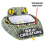 Seachoice 86903 Sea-Creature Towable Tube, Open Top Boat Tube w/ Backrests, 2 Person, 60 In. X 58 In. - 50-86903 - official Seachoice product image 5