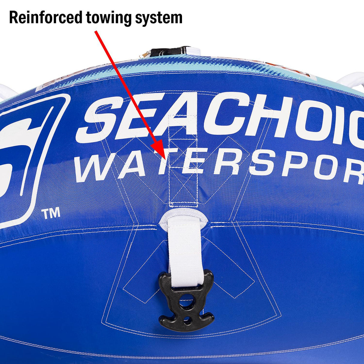 Seachoice 86904 Sea-Normus Towable Tube, Open Top Boat Tube w/ Air-Cushioned Floor, 4 Person, 69 In. X 69 In. - 50-86904 - official Seachoice product image 6