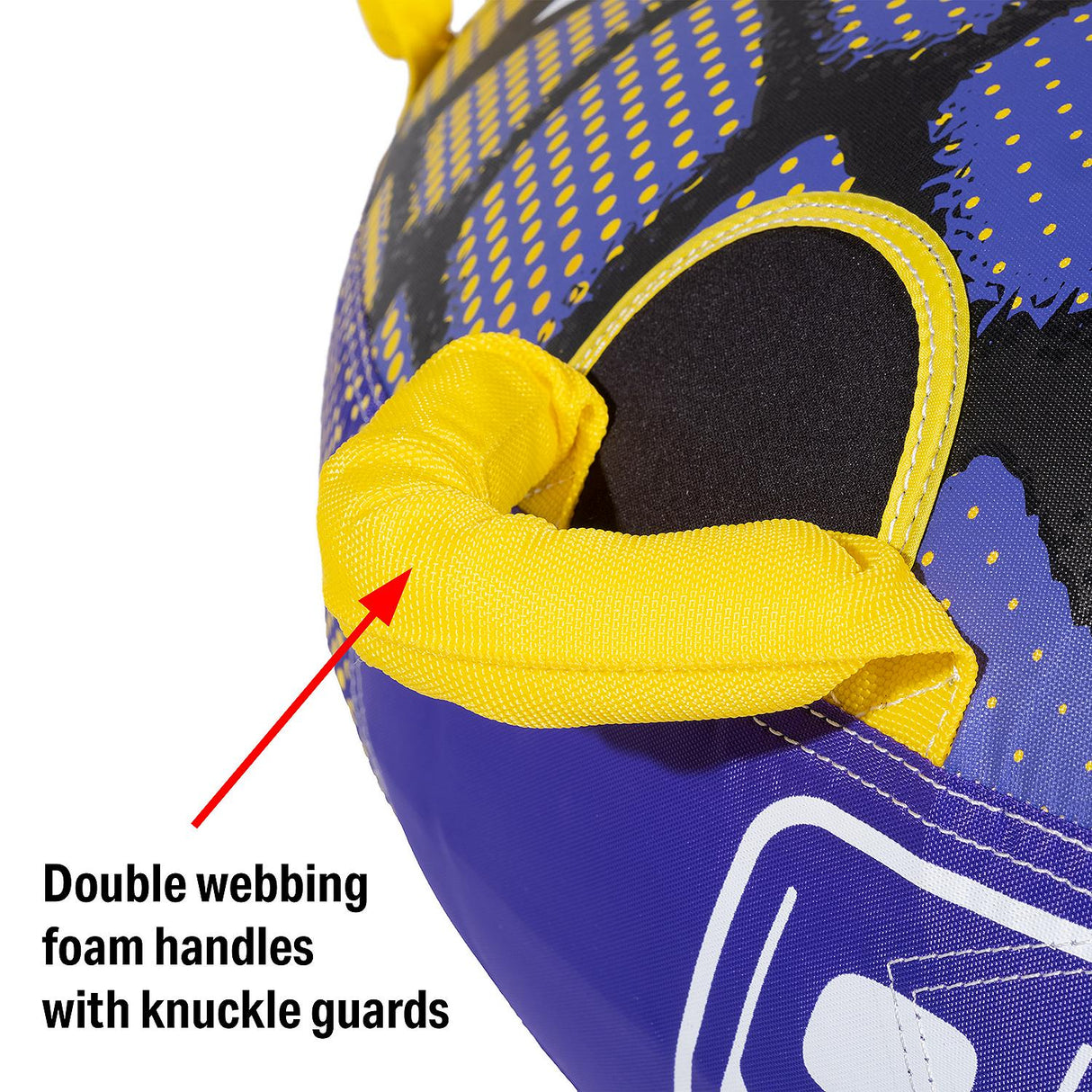Seachoice 86911 Sea Beast Deck Tube, Reinforced Towing System, Foam Handles w/ Knuckle Guards, 50 In. X 48 In. - 50-86911 - official Seachoice product image 7