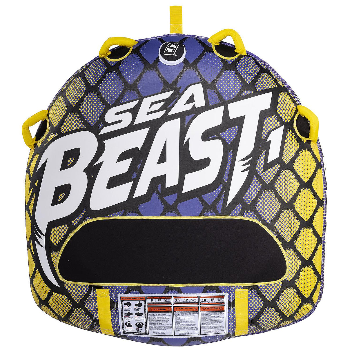 Seachoice 86911 Sea Beast Deck Tube, Reinforced Towing System, Foam Handles w/ Knuckle Guards, 50 In. X 48 In. - 50-86911 - official Seachoice product image 4