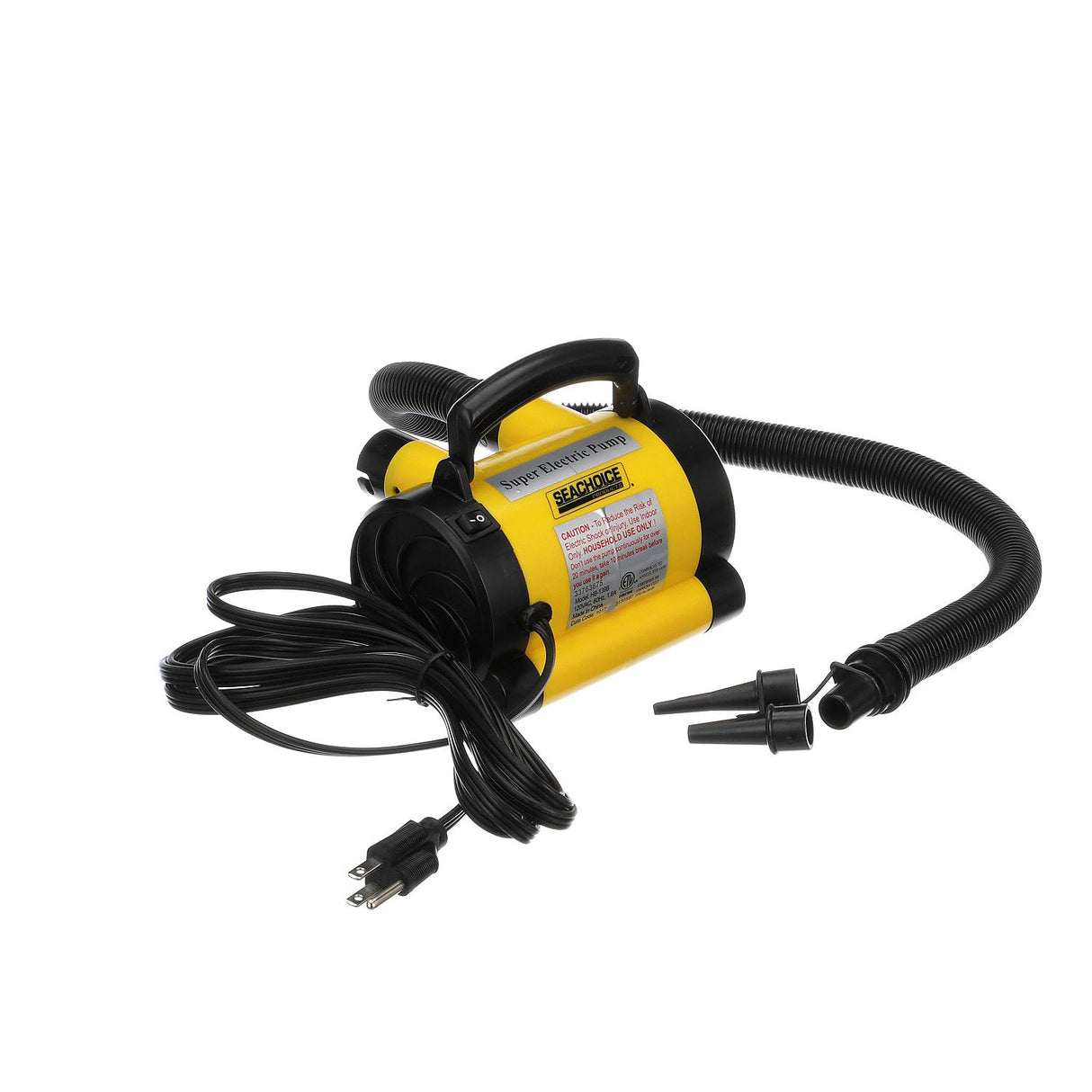 Seachoice 86986 Portable 120V Super Electric Air Pump, w/ 10-Ft. Power Cord, .78 PSI, For Boating and General Inflatables - 86986 - official Seachoice product image 3