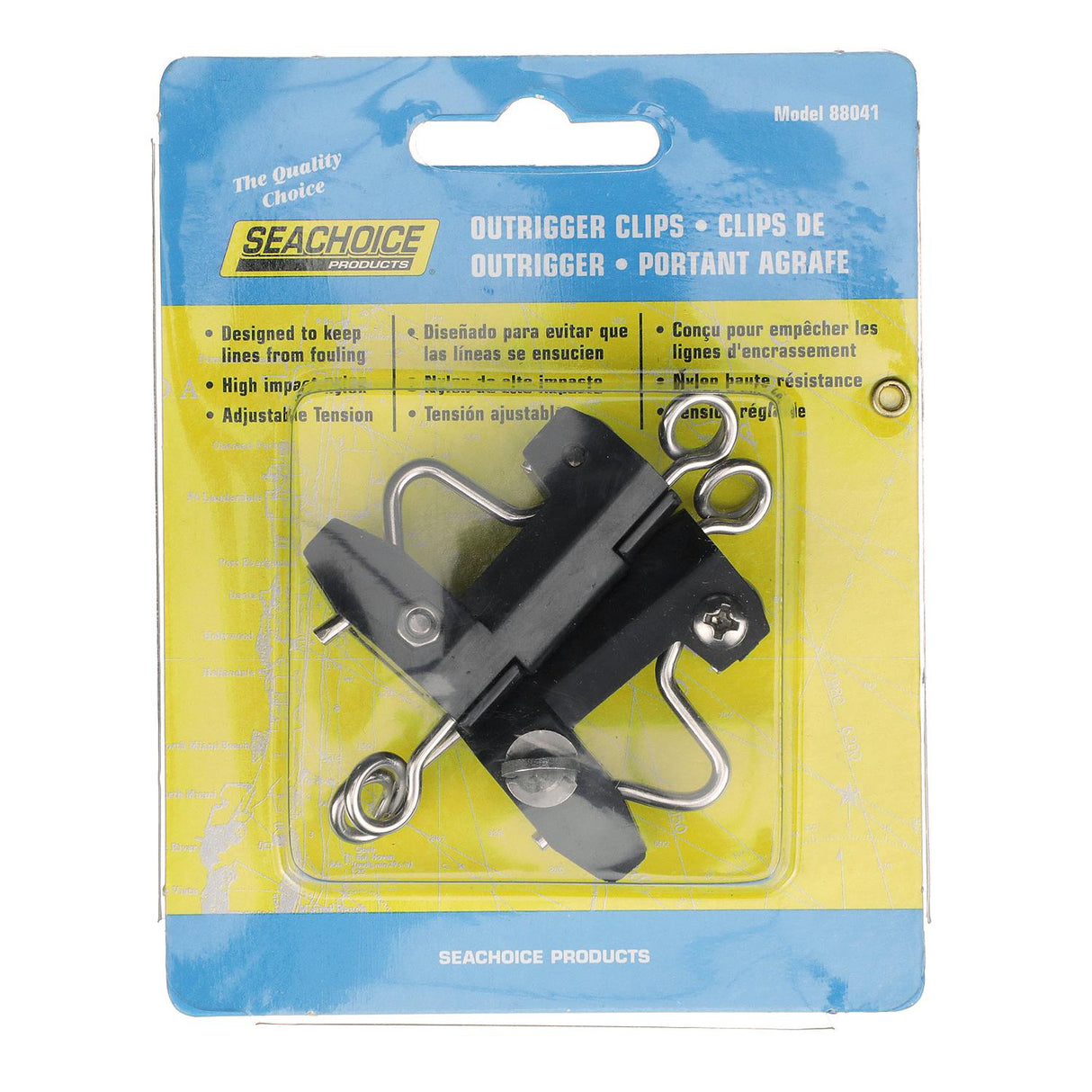 Seachoice Outrigger Clips, High Impact Nylon and Stainless Steel, Pack of 2 - 88041 - official Seachoice product image 5