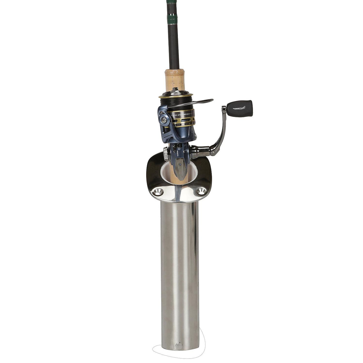 Seachoice Fishing Rod Holder, Cast Stainless Steel, 30 Degree Gunnel Mount - 89021