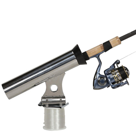 Seachoice Rail Mount Fishing Rod Holder, Mounts Vertically, Stainless Steel - 89141 - official Seachoice product image 3