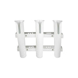 Seachoice Fishing 3-Rod Storage Rack, Holds 3 Fishing Rods With Slots for Knives and Pliers, White - 89411 - official Seachoice product image 7