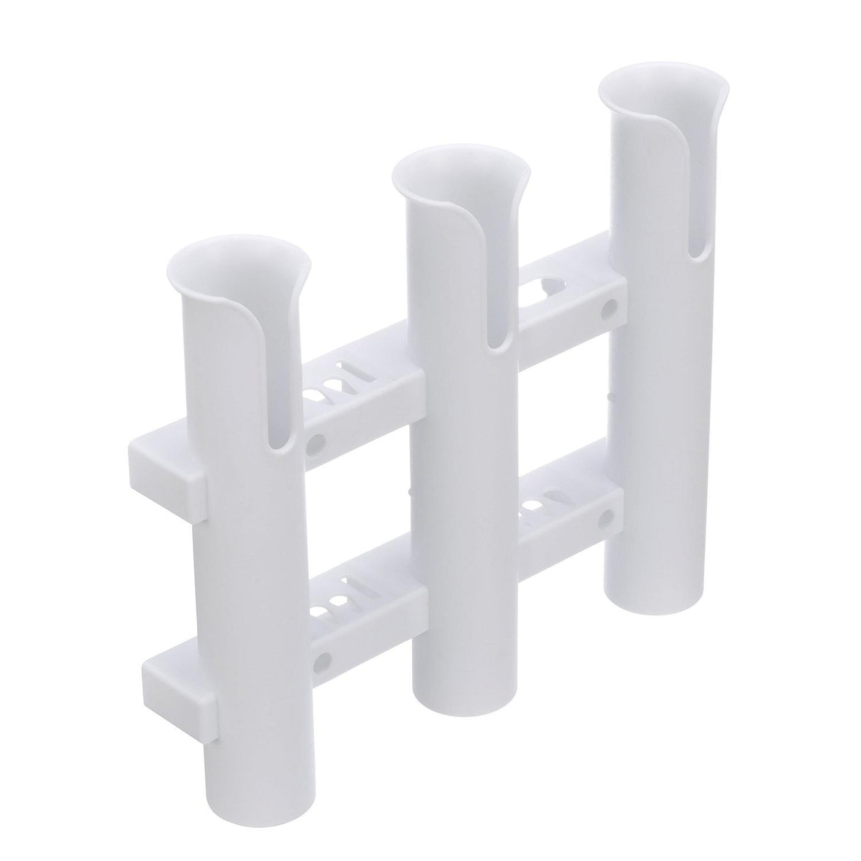 Seachoice Fishing 3-Rod Storage Rack, Holds 3 Fishing Rods With Slots for Knives and Pliers, White - 89411 - official Seachoice product image 3