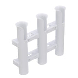 Seachoice Fishing 3-Rod Storage Rack, Holds 3 Fishing Rods With Slots for Knives and Pliers, White - 89411 - official Seachoice product image 3