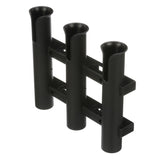 Seachoice Fishing 3-Rod Storage Rack, Holds 3 Fishing Rods with Slots for Knives and Pliers, Black - 89451 - official Seachoice product image 3