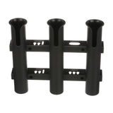 Seachoice Fishing 3-Rod Storage Rack, Holds 3 Fishing Rods with Slots for Knives and Pliers, Black - 89451 - official Seachoice product image 5
