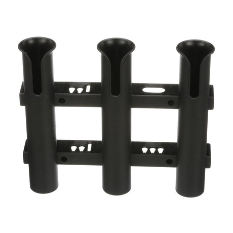 Seachoice Fishing 3-Rod Storage Rack, Holds 3 Fishing Rods with Slots for Knives and Pliers, Black - 89451 - official Seachoice product image 5