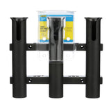 Seachoice Fishing 3-Rod Storage Rack, Holds 3 Fishing Rods with Slots for Knives and Pliers, Black - 89451 - official Seachoice product image 4